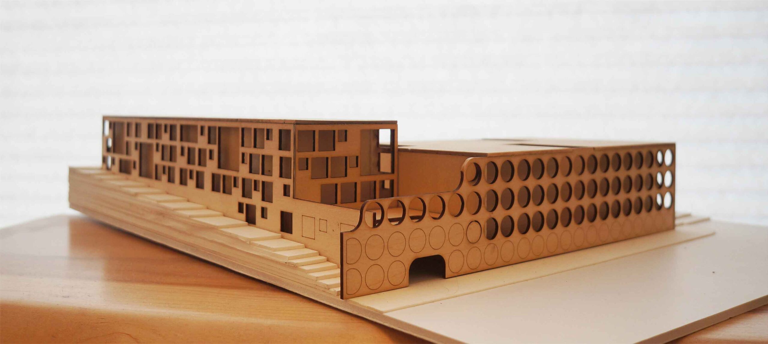 Fascade Study Model Type A of Eagle Rock