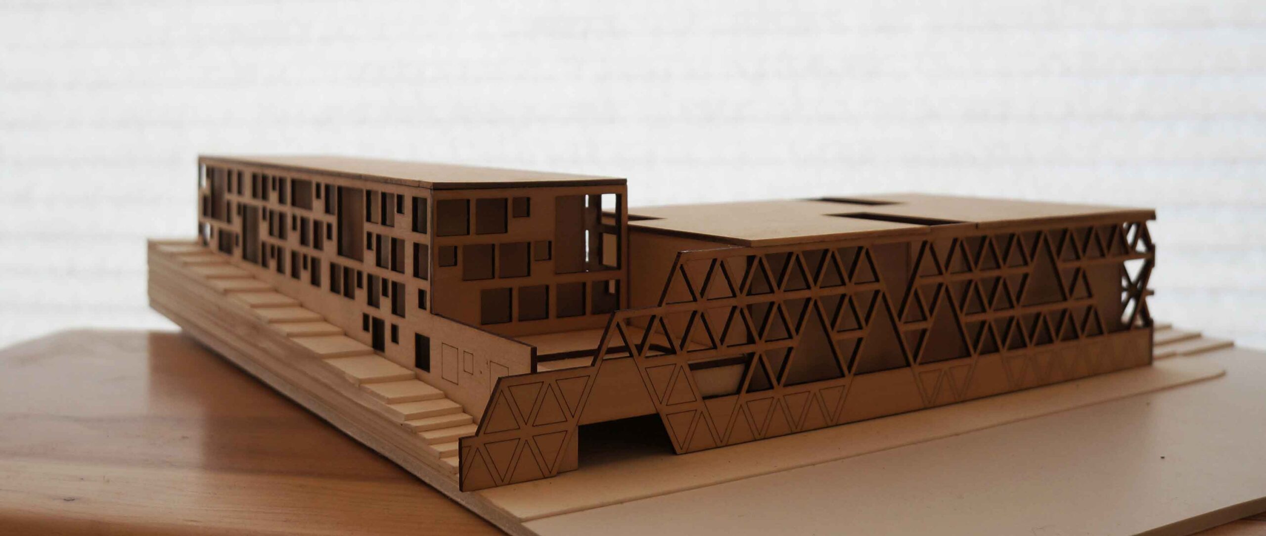 Fascade Study Model Type B of Eagle Rock