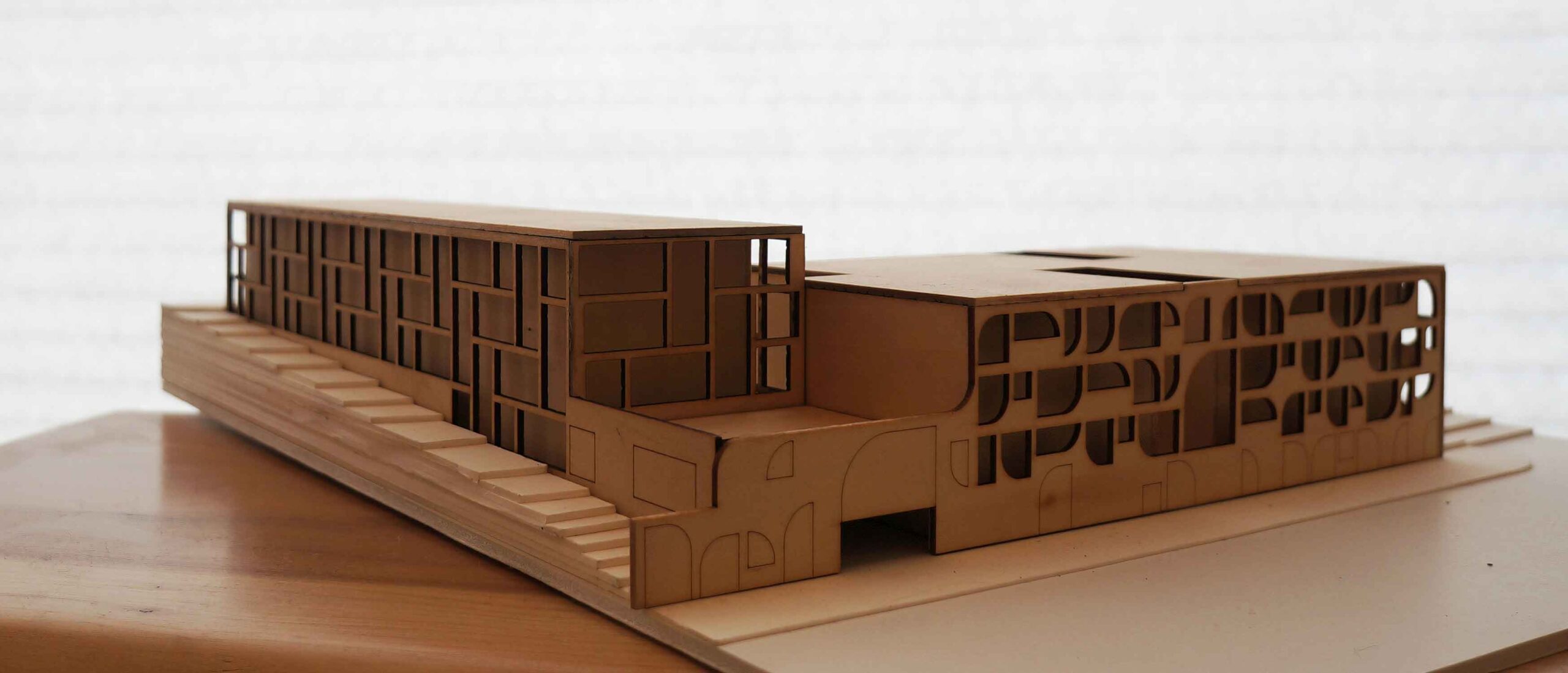 Fascade Study Model Type C of Eagle Rock